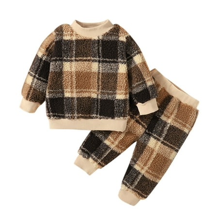 Boy Outfits Child Kid Toddler Baby Boys Long Sleeve Plaid Blouse Tops Patchwork Pants Trousers Warm Sleepwear Pajamas Outfit Set 2Pcs Clothes
Boy Outfits Child Kid Toddler Baby Boys Long Sleeve Plaid Blouse Tops Patchwork Pants Trousers Warm Sleepwear Pajamas Outfit Set 2Pcs Clothes