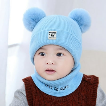Cara Lady Autumn And Winter Girl s Wool Hat Boy s Thickened Warm Scarf Newborn Hat Sky Blue
Cara Lady Autumn And Winter Girl s Wool Hat Boy s Thickened Warm Scarf Newborn Hat Sky Blue
