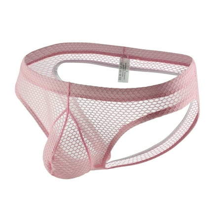 Zerlibeaful Mens Underwear Boxer Briefs Underwear Mesh Breathable Underpants