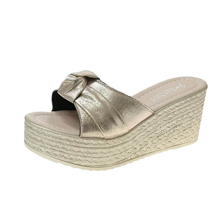 Mackneog Summer Women Sandals Wedge Heel Middle Heel Thick Sole Solid Color Slip On Lightweight Casual Gift on Clearance
Mackneog Summer Women Sandals Wedge Heel Middle Heel Thick Sole Solid Color Slip On Lightweight Casual Gift on Clearance