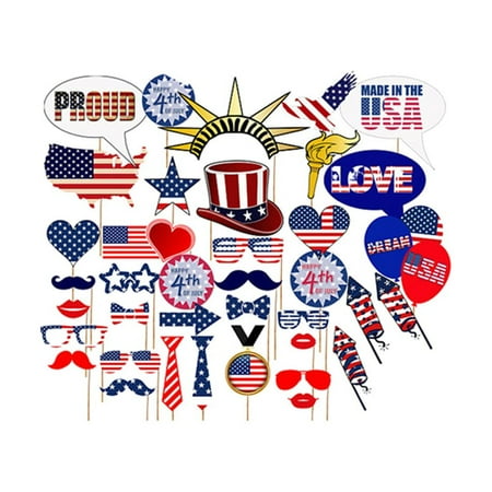 40pcs of One Set Creative Party Layout Delicate Paper Hanging Funny American Independence Day Photo Props Decorative Card for Party Home Office Shop (Insert Card)
40pcs of One Set Creative Party Layout Delicate Paper Hanging Funny American Independence Day Photo Props Decorative Card for Party Home Office Shop (Insert Card)