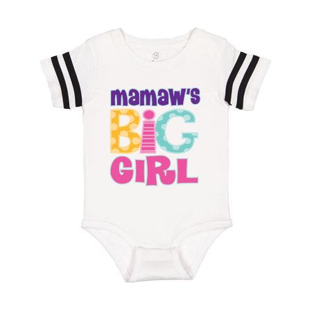 Inktastic Mamaw s Big Girl Gift Baby Girl Bodysuit