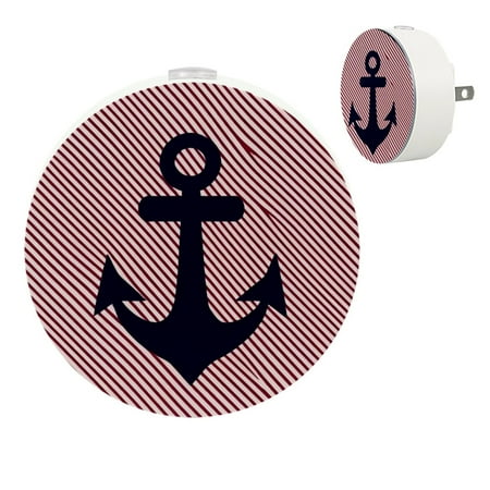 LED Night Lights Plug into Wall 2-Pack 0.5W Plug in Night Light Dusk to Dawn White Bright Nightlight for Bedroom Bathroom Hallway Kitchen Anchor Ocean Vintage Pattern Red Wave
LED Night Lights Plug into Wall 2-Pack 0.5W Plug in Night Light Dusk to Dawn White Bright Nightlight for Bedroom Bathroom Hallway Kitchen Anchor Ocean Vintage Pattern Red Wave