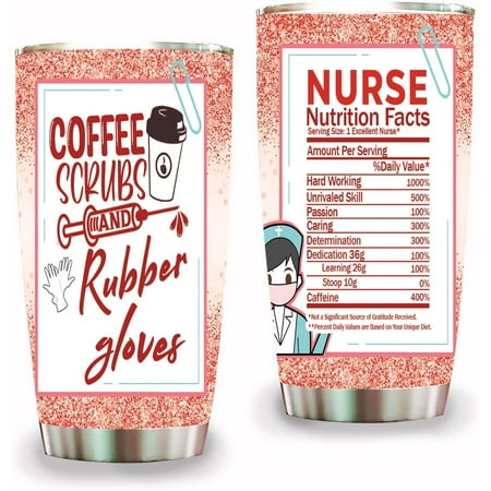 Nurse Tumbler with Lid Double Wall Tumbler 20oz Travel Coffee Mug Nurse Nutrition Facts tumbler Coffee Scrubs and Rubber Gloves Gift for Women Nurse Mom Sister Birthday
Nurse Tumbler with Lid Double Wall Tumbler 20oz Travel Coffee Mug Nurse Nutrition Facts tumbler Coffee Scrubs and Rubber Gloves Gift for Women Nurse Mom Sister Birthday