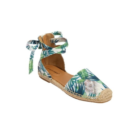 Comfortview Women s Wide Width The Shayla Flat Espadrille Shoes