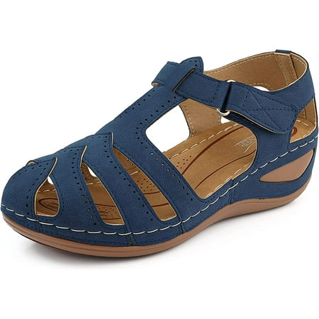 Closed Toe Sandals for Women Casual Summer Hollow Out Vintage Wedge Sandal Gladiator Outdoor Shoes
Closed Toe Sandals for Women Casual Summer Hollow Out Vintage Wedge Sandal Gladiator Outdoor Shoes