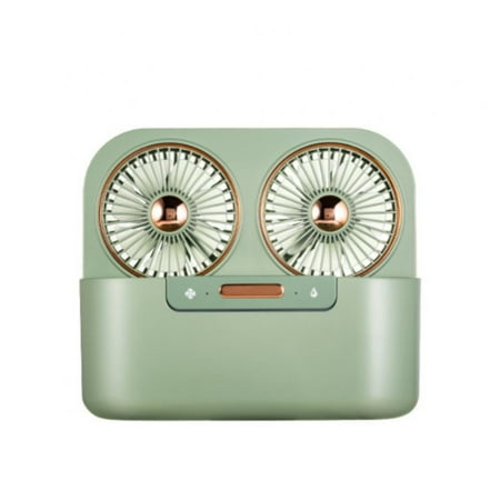 Gramophone Spray Fan Desktop Air Conditioning Fan Home Charging Water Cooling Fan Humidification Cold Fan - Green (built-in Battery)
Gramophone Spray Fan Desktop Air Conditioning Fan Home Charging Water Cooling Fan Humidification Cold Fan - Green (built-in Battery)