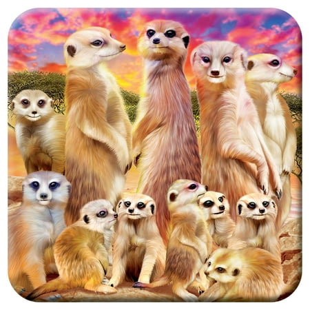3D LiveLife Cork Coaster - Cool Meerkats from Deluxebase. Lenticular 3D Cork Safari Coaster. Non-slip drink Coaster with original artwork licensed from renowned artist Michael Searle
3D LiveLife Cork Coaster - Cool Meerkats from Deluxebase. Lenticular 3D Cork Safari Coaster. Non-slip drink Coaster with original artwork licensed from renowned artist Michael Searle