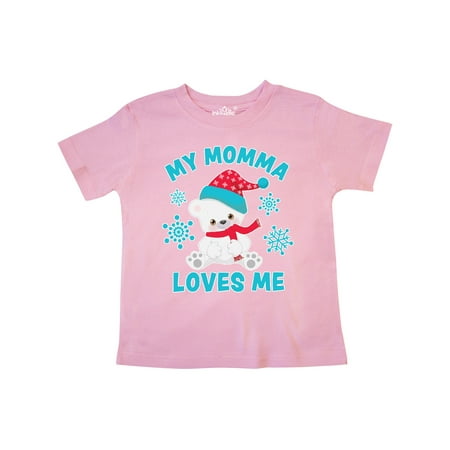 Inktastic Polar Bear My Momma Loves Me in Santa Hat with Snowflakes Gift Toddler Boy or Toddler Girl T-Shirt
Inktastic Polar Bear My Momma Loves Me in Santa Hat with Snowflakes Gift Toddler Boy or Toddler Girl T-Shirt