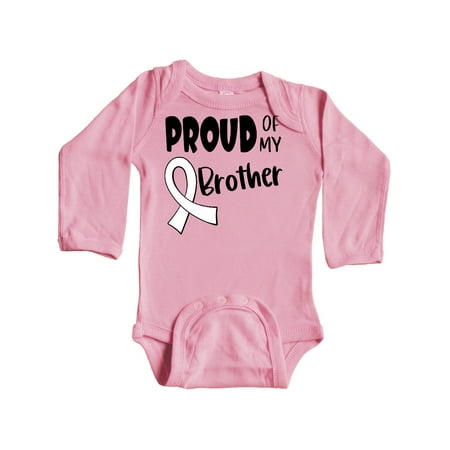 Inktastic Proud of my Brother Blindness Awareness White Ribbon Gift Baby Boy or Baby Girl Long Sleeve Bodysuit
Inktastic Proud of my Brother Blindness Awareness White Ribbon Gift Baby Boy or Baby Girl Long Sleeve Bodysuit