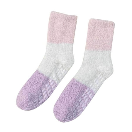 Sebtyili Women Autumn and Winter Ccasual CColor Matching Warm Thick Coral Home Socks Stockings
Sebtyili Women Autumn and Winter Ccasual CColor Matching Warm Thick Coral Home Socks Stockings
