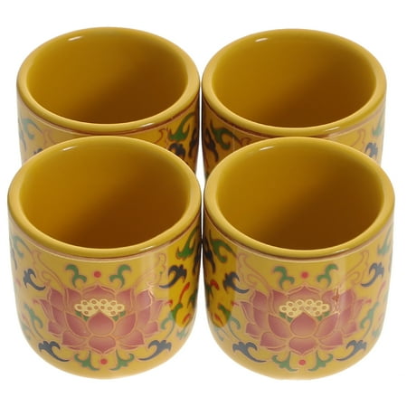 4pcs Offering Cup Buddhist Offering Water Cup Decorative Worship Cup Buddhist Supply
4pcs Offering Cup Buddhist Offering Water Cup Decorative Worship Cup Buddhist Supply