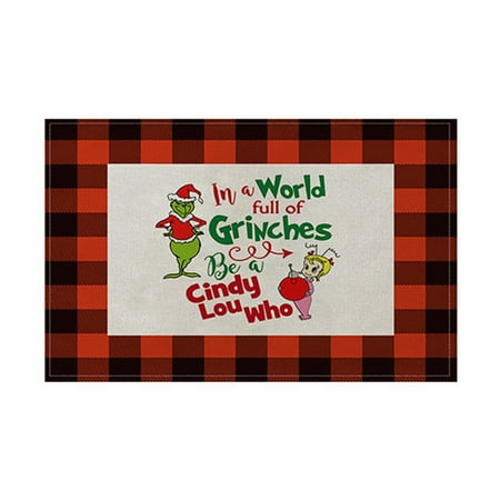 Last Fall Sale! Stiwee The Gr1nch Christmas Decorations Cartoon Printed Rectangular Dining Mat Water Cup Mat Cute Dining Mat Suitable For Placing Plates
Last Fall Sale! Stiwee The Gr1nch Christmas Decorations Cartoon Printed Rectangular Dining Mat Water Cup Mat Cute Dining Mat Suitable For Placing Plates