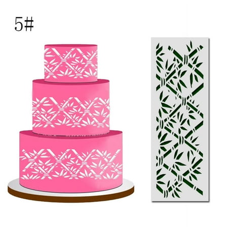 Angfeng Cake Decorating Tool flower Pattern Cake Stencil Plastic Lace Cake Boder Stencils Template DIY Drawing Mold Bakeware pastry(5)
Angfeng Cake Decorating Tool flower Pattern Cake Stencil Plastic Lace Cake Boder Stencils Template DIY Drawing Mold Bakeware pastry(5)