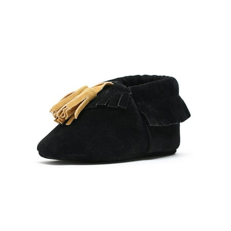OUTAD Indoor Suede Tassel Walking Shoes Casual Soft Sole Baby Boys Shoes Spring black
OUTAD Indoor Suede Tassel Walking Shoes Casual Soft Sole Baby Boys Shoes Spring black