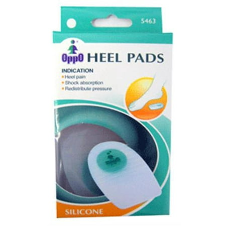 Oppo Silicone Gel Heel Pads with Cushion, Medium (5463) 1 Pair (Pack of 6)