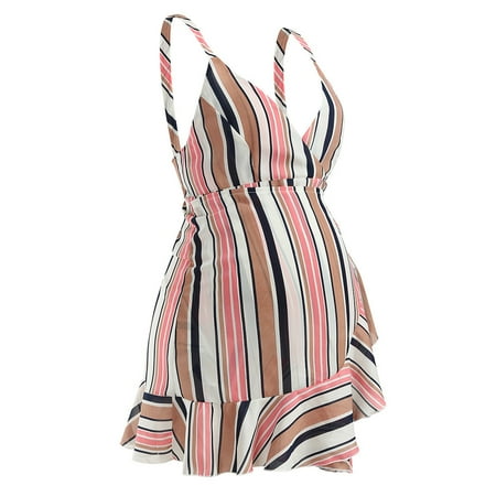 TAIAOJING Women s Sleeveless Nursing Dresses Pregnant Sleeveless Pregnant Maternity Stripe Print Dress
TAIAOJING Women s Sleeveless Nursing Dresses Pregnant Sleeveless Pregnant Maternity Stripe Print Dress