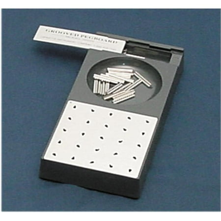 Grooved pegboard