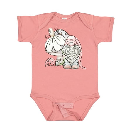 Inktastic Daisy Mushroom Gnome Gift Baby Boy Bodysuit