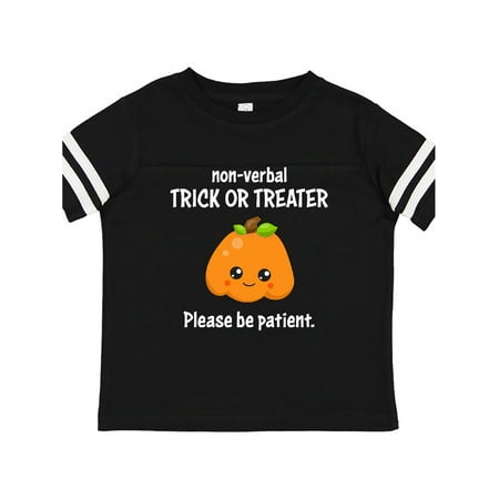 Inktastic Non-Verbal Trick or Treater with Cute Pumpkin Gift Toddler Boy or Toddler Girl T-Shirt
Inktastic Non-Verbal Trick or Treater with Cute Pumpkin Gift Toddler Boy or Toddler Girl T-Shirt