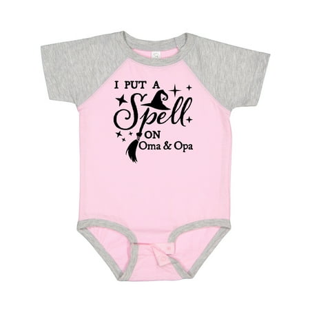 Inktastic I Put a Spell on Oma and Opa Witch Hat and Broom Gift Baby Boy or Baby Girl Bodysuit
Inktastic I Put a Spell on Oma and Opa Witch Hat and Broom Gift Baby Boy or Baby Girl Bodysuit