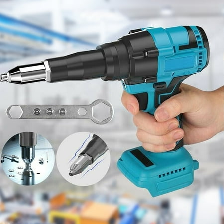 Brushless Rivet Nut Tool Heavy Duty Hand Riveter with 4 Rivet Head