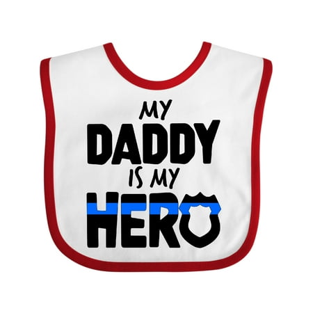 Inktastic My Daddy is My Hero Police Officer Family Gift Baby Boy or Baby Girl Bib
Inktastic My Daddy is My Hero Police Officer Family Gift Baby Boy or Baby Girl Bib