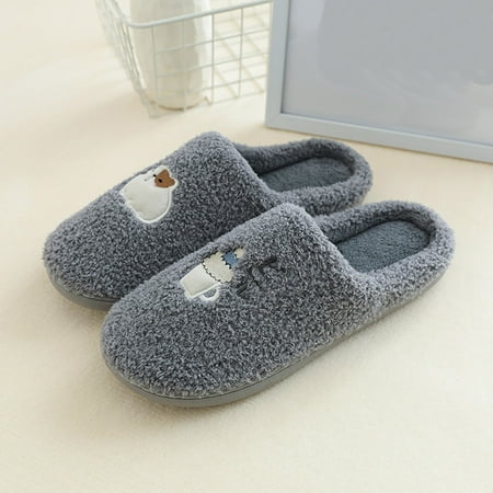 NEGJ Couples Men Slip On Furry Plush Flat Home Winter Round Toe Keep Warm Cartoon Slippers Shoes
NEGJ Couples Men Slip On Furry Plush Flat Home Winter Round Toe Keep Warm Cartoon Slippers Shoes