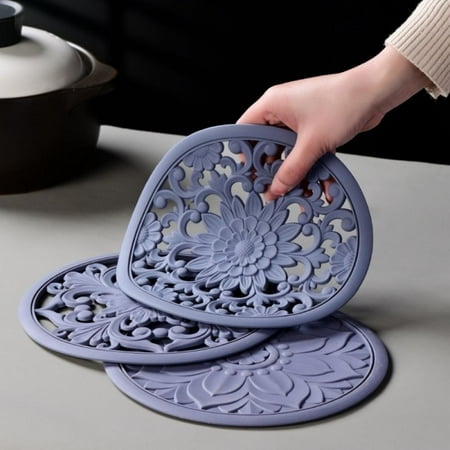 3pcs Chinese Style Vintage Openwork Carving Cup Mat Heat Insulation Placemat Silicone Coaster Hollow Table Placemat
3pcs Chinese Style Vintage Openwork Carving Cup Mat Heat Insulation Placemat Silicone Coaster Hollow Table Placemat