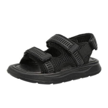 Boys And Girls Solid Color Fashionable Soft Sole Sandals Beach Shoes Children s Sandals little girls sneakers Black 28
Boys And Girls Solid Color Fashionable Soft Sole Sandals Beach Shoes Children s Sandals little girls sneakers Black 28