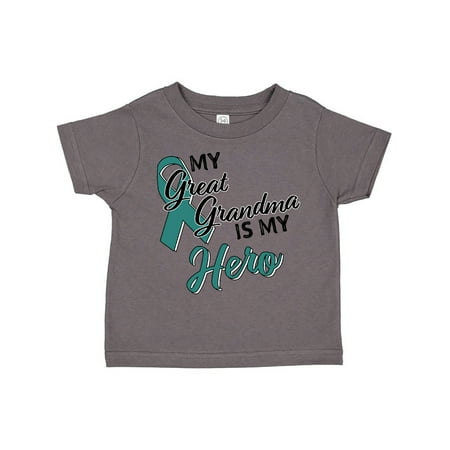 Inktastic My Great Grandma is my Hero- Ovarian Cancer Awareness Gift Toddler Boy or Toddler Girl T-Shirt
Inktastic My Great Grandma is my Hero- Ovarian Cancer Awareness Gift Toddler Boy or Toddler Girl T-Shirt