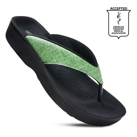 Aerothotic Women s Mellow Vibe Orthotic Comfortable Flip Flops Sandal