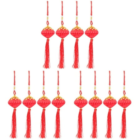 HOMEMAXS 12 pcs Small Lanterns Hanging Ornaments New Year Small Lantern Hanging Pendants Bonsai Decor
HOMEMAXS 12 pcs Small Lanterns Hanging Ornaments New Year Small Lantern Hanging Pendants Bonsai Decor