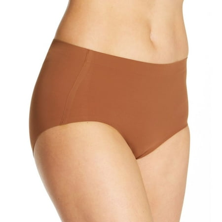 Women s Rhonda Shear 5046 Invisible Body Brief Panty (Clay 3X)