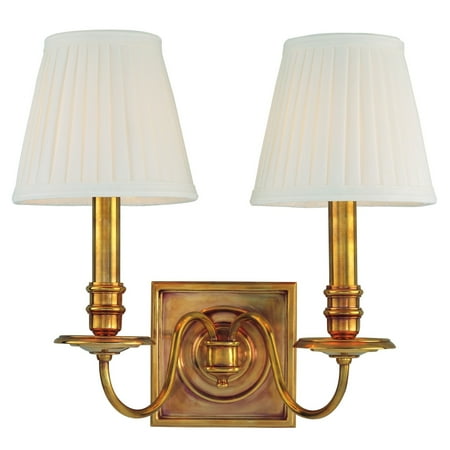 Hudson Valley Lighting 202 Sheldrake 2 Light 12 Tall Wall Sconce - Brass