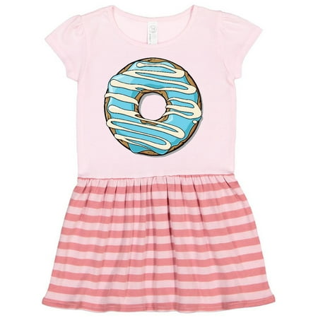 Inktastic Donut Blue Frosting White Icing Gift Toddler Girl Dress 
Inktastic Donut Blue Frosting White Icing Gift Toddler Girl Dress