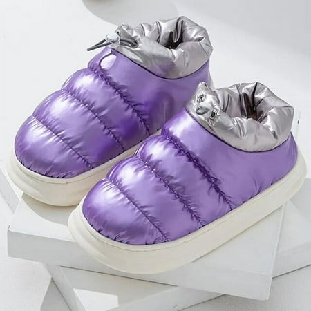 CoCopeanut Women Winter Warm Plush Waterproof Thick Bottom Slippers Boots 2022 New Fashion Couple Home Cotton Shoes Leisure Snow Boots
CoCopeanut Women Winter Warm Plush Waterproof Thick Bottom Slippers Boots 2022 New Fashion Couple Home Cotton Shoes Leisure Snow Boots