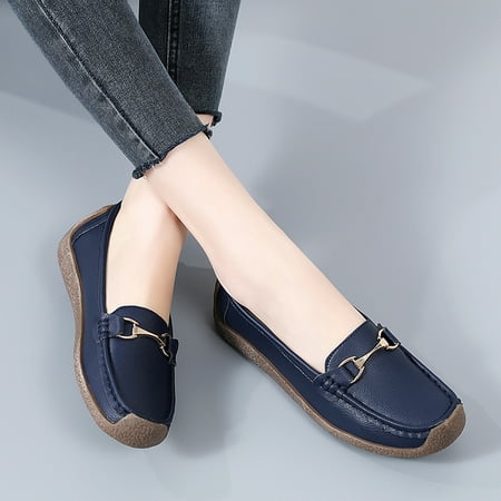 Women‘s Flat Metal Decor Loafers Lightweight Solid Color Non-slip Shoes Casual Low Top Shoes
Women‘s Flat Metal Decor Loafers Lightweight Solid Color Non-slip Shoes Casual Low Top Shoes