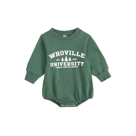 Seyurigaoka Baby Boys Girls Christmas Romper Tops Long Sleeve Crew Neck Letters Tree Print Bodysuit for Casual Daily
Seyurigaoka Baby Boys Girls Christmas Romper Tops Long Sleeve Crew Neck Letters Tree Print Bodysuit for Casual Daily