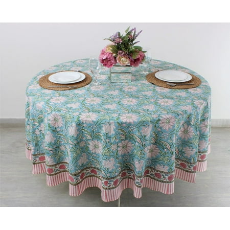 Ice Blue Kelly Green Flamingo Pink Round Tablecloth Indian Hand Block Printed Cotton Tablecloth Table Cover Home Party Wedding Farmhouse
Ice Blue Kelly Green Flamingo Pink Round Tablecloth Indian Hand Block Printed Cotton Tablecloth Table Cover Home Party Wedding Farmhouse