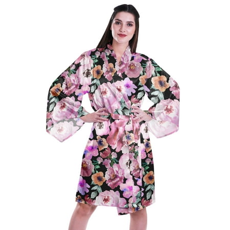 Moomaya Printed Womens Kimono Sleeve Robes Satin Silk Getting Ready Bridal Robe Coverup
Moomaya Printed Womens Kimono Sleeve Robes Satin Silk Getting Ready Bridal Robe Coverup