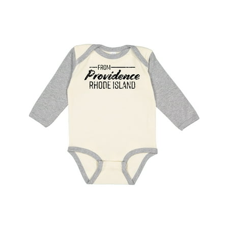 Inktastic From Providence Rhode Island in Black Distressed Text Gift Baby Boy or Baby Girl Long Sleeve Bodysuit
Inktastic From Providence Rhode Island in Black Distressed Text Gift Baby Boy or Baby Girl Long Sleeve Bodysuit