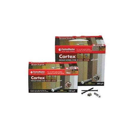 Fastenmaster Cortex 2.75 in. Torx TTAP Star Head Slate Gray Stainless Steel Hidden Deck Fastener - 1050 Per Box
Fastenmaster Cortex 2.75 in. Torx TTAP Star Head Slate Gray Stainless Steel Hidden Deck Fastener - 1050 Per Box