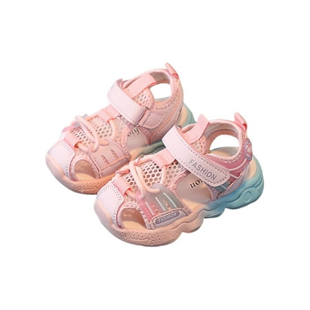 Woobling Kids Summer Sandal Closed Toe Sandals Sport Beach Shoe Girls Boys Casual Shoes Mesh Lightweight Breathable Pink 8C
Woobling Kids Summer Sandal Closed Toe Sandals Sport Beach Shoe Girls Boys Casual Shoes Mesh Lightweight Breathable Pink 8C