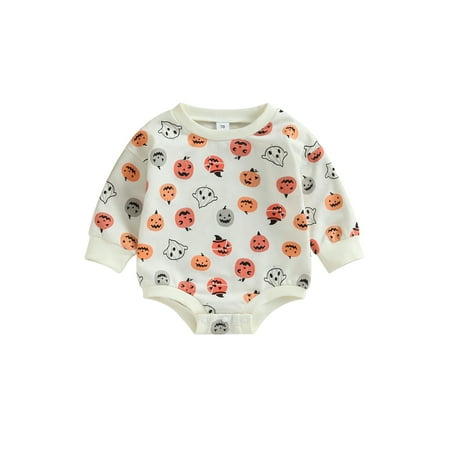 Baby Halloween Outfit Girl Boy Pumpkin Sweatshirt Romper Oversized Long Sleeve Onesie Fall Halloween Baby Clothes
Baby Halloween Outfit Girl Boy Pumpkin Sweatshirt Romper Oversized Long Sleeve Onesie Fall Halloween Baby Clothes
