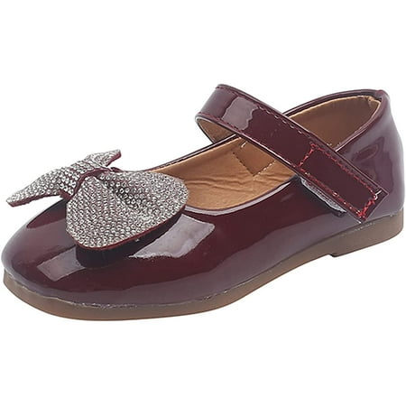 Baby Girls Sandals Soft Sole Leather Sandals Rhinestone Bowknot Non-Slip Dress Shoes for Toddler/Little Kid/Big Kid
Baby Girls Sandals Soft Sole Leather Sandals Rhinestone Bowknot Non-Slip Dress Shoes for Toddler/Little Kid/Big Kid