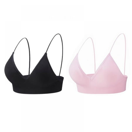 Spdoo Bralette for Women Triangle V Neck A-B Cups WireFree Sport Bra 2-Pack M
Spdoo Bralette for Women Triangle V Neck A-B Cups WireFree Sport Bra 2-Pack M