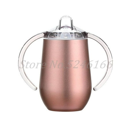 10oz Pacifier Baby Cups 304 Stainless Steel Baby Water Bottles Egg Tumbler Glass Cups with handle Insulated Milk Sippy Cup
10oz Pacifier Baby Cups 304 Stainless Steel Baby Water Bottles Egg Tumbler Glass Cups with handle Insulated Milk Sippy Cup