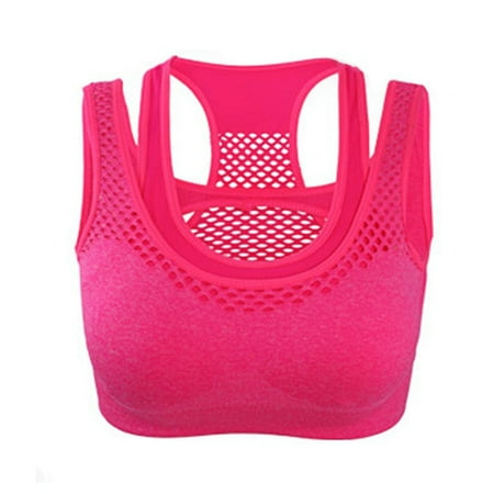 Realyc Sports Bra Gathered Breathable Wireless Padded Hollow Out Shock-proof High Elasticity Wide Shoulder Straps Sports Vest for Running
Realyc Sports Bra Gathered Breathable Wireless Padded Hollow Out Shock-proof High Elasticity Wide Shoulder Straps Sports Vest for Running