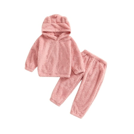 Xingqing 2-7Y Toddler Baby Boy Girl Fleece 2PCS Clothes Long Sleeve Plush Pullover Hooded Sweatshirt+Pants Pink 6-7 Years
Xingqing 2-7Y Toddler Baby Boy Girl Fleece 2PCS Clothes Long Sleeve Plush Pullover Hooded Sweatshirt+Pants Pink 6-7 Years